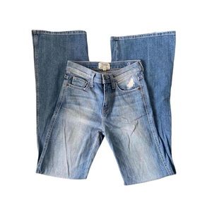 current/elliot ripped wide leg jeans